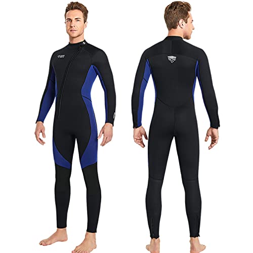 FAXIOAWA Wetsuit voor heren Dames, 3 mm neopreen thermische duikpakken voor het hele lichaam, droogpak voor volwassenen, winter en zomer, zwemmen, triatlon, stretch, badmode, lange mouwen, surfen, duikhuid u