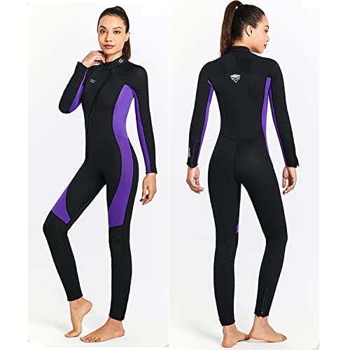 FAXIOAWA Wetsuit voor heren Dames, 3 mm neopreen thermische duikpakken voor het hele lichaam, droogpak voor volwassenen, winter en zomer, zwemmen, triatlon, stretch, badmode, lange mouwen, surfen, duikhuid u