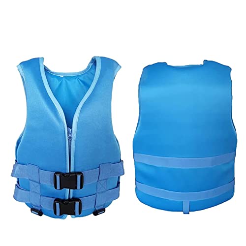 Yokbeer Zwemvesten Reddingsvesten voor Volwassenen Reddingsvest Drijfhulpmiddel Verstelbaar Reddingsvest Kajakken Varen Surfen Watersport Snorkelen Jas (Color : Blue, Size : XL)