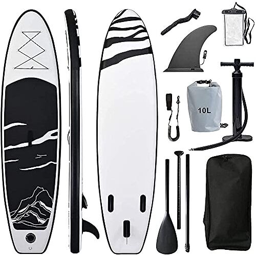 FFFHYIZH Opblaasbare Stand Up Paddle Boards Board Drijvende Paddle Dubbele Actie Hand Pomp Board