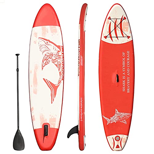 FFFHYIZH Draagbare Surfboard Opblaasbare Stand Up Paddle Board 9.8 'Opvouwbare Opblaasbare Cruise Drifting Board Surfen Paddle Board