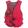 Yahbrra Reddingsvest Dames Sportvrouw Drijfvest voor Sup Kajak Wakeboard Dames Regatta Vest Veiligheidsvest Zwemhulp Solide Vest Kajak Sup Windsurfvlieger (Color : Printing Red, Size : S)