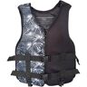 Ventouse Drijfvermogen Verzekering Volwassenen en Kinderen Reddingsvestset voor Jet Ski, Sup, Waterski, Kajak, Wakeboard, Verzekert Veiligheid tijdens Wateravonturen (Color : Black 02, Size : X-Small)