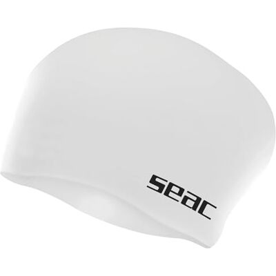 SEAC Chignon Junior badmuts van siliconen voor kinderen, ideaal voor lang of samengesteld haar, zacht en comfortabel, roze, zwart, wit SEAC Chignon Junior badmuts van siliconen voor kinderen, ideaal voor lang of samengesteld haar, zacht en comfortabel, roze, zwart, wit