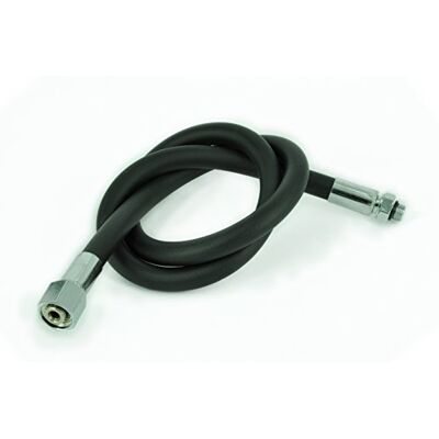 Best divers garde, standaard/rubber, 100 cm, 9/16F, 3/8M, zwart Best divers garde, standaard/rubber, 100 cm, 9/16F, 3/8M, zwart
