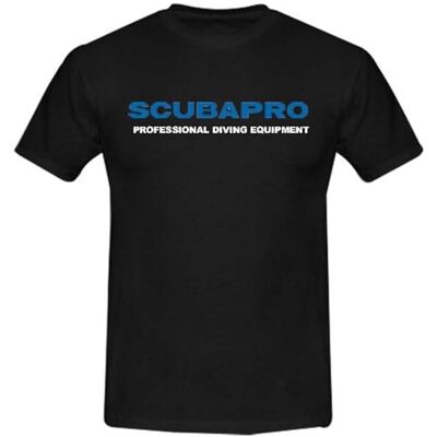 SCUBAPRO Uniseks Volwassen T-shirt SCP-logo, Zwart, L Diving Regulators, Multicolor, One Size SCUBAPRO Uniseks Volwassen T-shirt SCP-logo, Zwart, L Diving Regulators, Multicolor, One Size