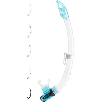CRESSI Gamma Premium Snorkel voor Freediving, Snorkelen en Scuba Diving met zelfstandige ademhalingsapparatuur CRESSI Gamma Premium Snorkel voor Freediving, Snorkelen en Scuba Diving met zelfstandige ademhalingsapparatuur