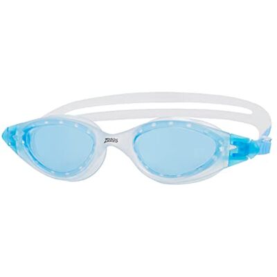 Zoggs Panorama zwembril met getinte lenzen (helder/blauw/getint blauw) anti-condens, uv-bescherming, snel verstelbare riem, brede visie zwembril voor volwassenen Zoggs Panorama zwembril met getinte lenzen (helder/blauw/getint blauw) anti-condens, uv-bescherming, snel verstelbare riem, brede visie zwembril voor volwassenen