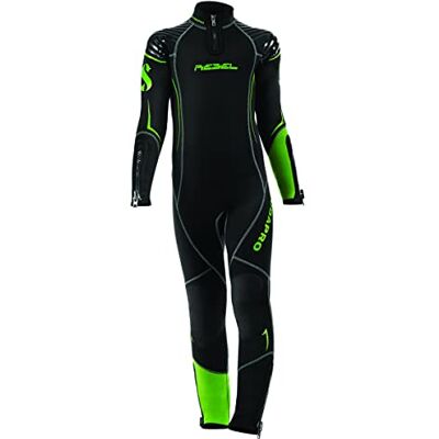 SCUBAPRO Rebel Kid Overall voor volwassenen, uniseks, 2,5 mm wetsuit zwart SCUBAPRO Rebel Kid Overall voor volwassenen, uniseks, 2,5 mm wetsuit zwart