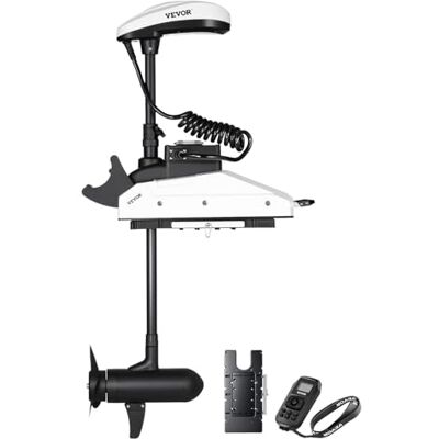 VEVOR Vissersbootmotor, 25 kg stuwkracht, elektrische buitenboordmotor 12 V met GPS, schacht 915 mm, 10 snelheden, afstandsbediening, lcd-batterij-indicator, voor kajak, zout zoet water VEVOR Vissersbootmotor, 25 kg stuwkracht, elektrische buitenboordmotor 12 V met GPS, schacht 915 mm, 10 snelheden, afstandsbediening, lcd-batterij-indicator, voor kajak, zout zoet water