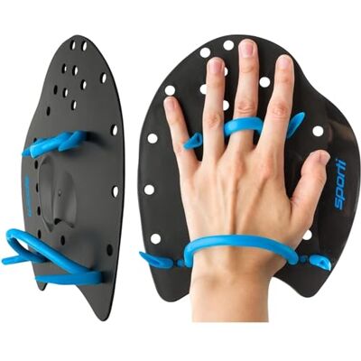 Sporti Power Zwempeddels (Medium, Zwart) Sporti Power Zwempeddels (Medium, Zwart)