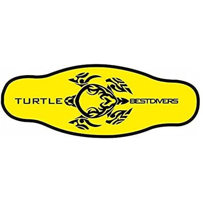 Best divers Horlogebandje masker van neopreen, dubbele folie, turtle Best divers Horlogebandje masker van neopreen, dubbele folie, turtle