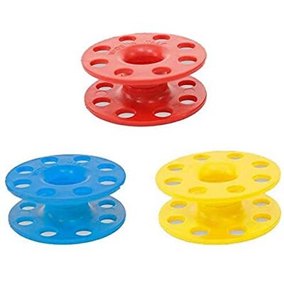 Best divers Vingerrol voor 15 m, leeg blauw, rol unisex voor volwassenen Best divers Vingerrol voor 15 m, leeg blauw, rol unisex voor volwassenen