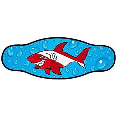 Best divers Horlogebandje masker van neopreen, dubbele folio, haai Sub Best divers Horlogebandje masker van neopreen, dubbele folio, haai Sub