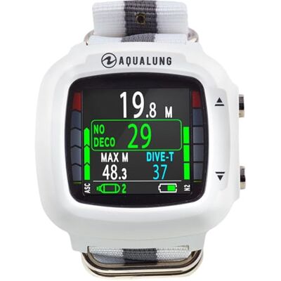 Aqualung I330R Instruments, uniseks, wit, standaard maat Aqualung I330R Instruments, uniseks, wit, standaard maat