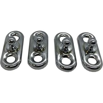 Goldenship Bootaccessoires - Dubbele basis scharnier 4 stuks Goldenship Bootaccessoires - Dubbele basis scharnier 4 stuks