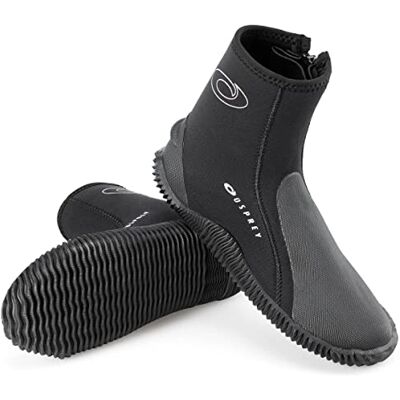 Osprey Neoprene Zipped uniseks-volwassene Wetsuit Boot voor volwassenen 5 mm Osprey Neoprene Zipped uniseks-volwassene Wetsuit Boot voor volwassenen 5 mm