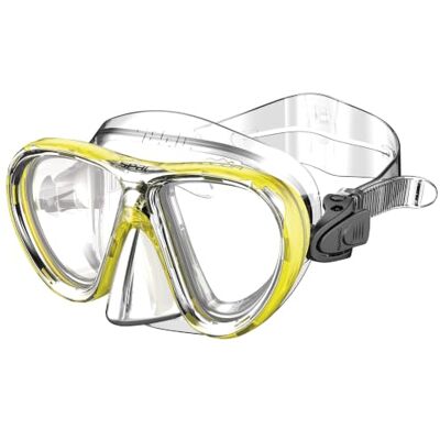 SEAC Procida, Junior zacht zwem- en snorkelmasker, dubbele lens SEAC Procida, Junior zacht zwem- en snorkelmasker, dubbele lens