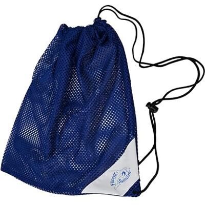 Flipper SwimSafe 1001 Zwemzak in blauw, lucht- en vochtdoorlatend, ca. 49 x 39 cm groot, ultralichte netzak voor het vervoeren van zwemkleding Flipper SwimSafe 1001 Zwemzak in blauw, lucht- en vochtdoorlatend, ca. 49 x 39 cm groot, ultralichte netzak voor het vervoeren van zwemkleding