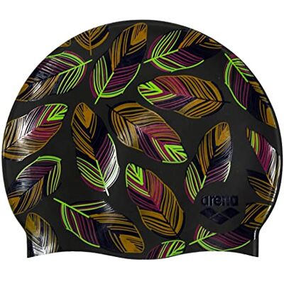 ARENA Print 2 Unisex Siliconen Badmuts voor Volwassenen, Training en Racing, 100% Siliconen Geen Vouw Vallende Bladeren ARENA Print 2 Unisex Siliconen Badmuts voor Volwassenen, Training en Racing, 100% Siliconen Geen Vouw Vallende Bladeren