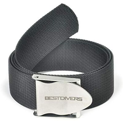 Best divers ZI0140I riem, Piombi Sub, inox, zwart Best divers ZI0140I riem, Piombi Sub, inox, zwart