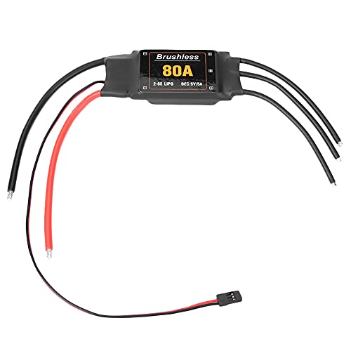 Yessetry 80A ESC BEC 2-6S Snelheidsregelaar met UBEC voor RC Vliegtuigen Helikopter