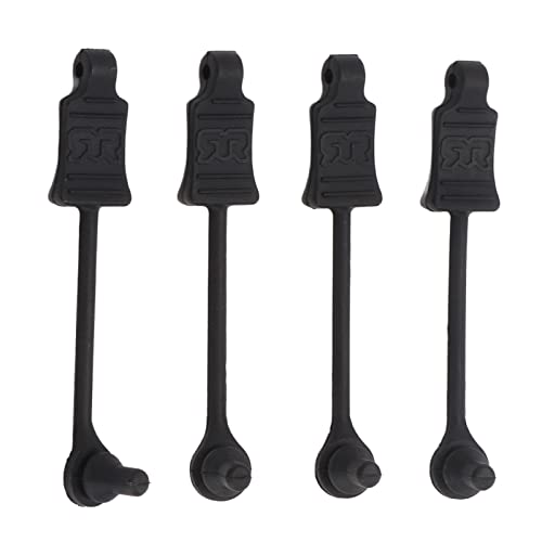 Weikeya Carrosseriecliphouder, RC Carrosseriecliphouder Zwart Duurzaam 4PCS voor 1/8 RC Car