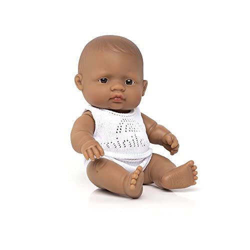 Miniland 31128 Baby (Zuid-Amerikaans meisje) 21 cm