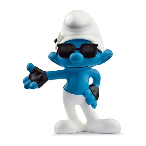 SCHLEICH de Smurfen Hippe Smurf, vanaf 3 jaar, 20842 Speelfiguur, 4 x 3 x 6 cm