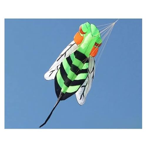 ANNESEY 3M/4M Software Animal Bee Kite, Power Good Flying (kleur: 3 m groen)