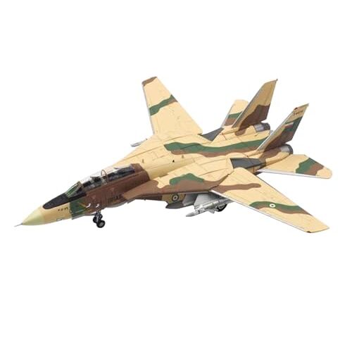 FMOCHANGMDP Military Fighter Alloy Die Cast Model, 1/72 Schaal IRIAF F-14A Tomcat Khatami AB Iran 1980 Model Toys, 10,4 x 10,6 inch