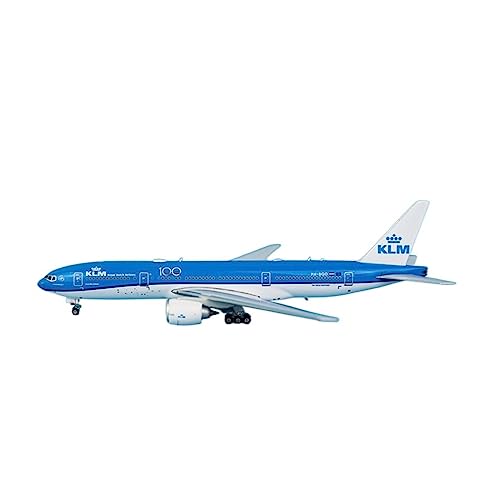 SQFZLL Legering Vliegtuigmodellen Op Schaal 1/400 Schaal KLM B777-200ER PH-BQD Legering Materiaal Simulatie Model Lnstelling Vliegtuigscène