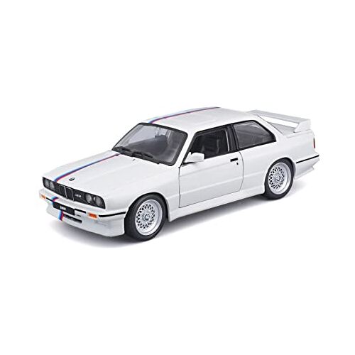 Bburago Burago BMW M3 (E30) May Cheong GROUP--1/24 1988 wit voertuig voor kinderen vanaf 3 jaar 21100 W, 21100 W, wit