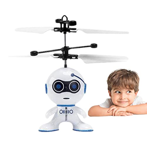 ZAGARO Vliegend robotspeelgoed   Inductie Rc Robot Drone-speelgoed USB oplaadbaar kinderspeelgoed, robotspeelgoed met afstandsbediening voor jongens, kinderen, meisjes vanaf 3 jaar