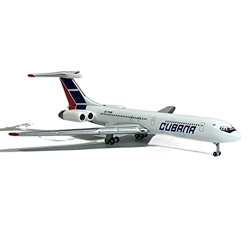 GUYANA Kopie vliegtuig model 1:500 Schaal Voor Ilyushin Il-62M Vliegtuigen Model Vliegtuigen Cubana Airlines Legering Vliegtuigen Vliegtuig Model Collection