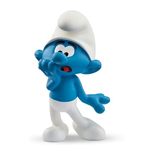 SCHLEICH de Smurfen Bange Smurf, vanaf 3 jaar, 20840 Speelfiguur, 3 x 3 x 5 cm