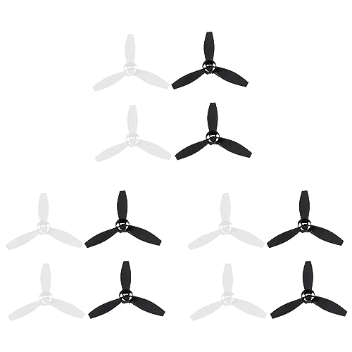 Speesy 12 propellers reservemessen voor papegaai, Bebop 2 drone, zwart-wit