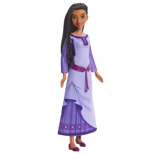 Mattel Disney Wish De kracht van wensen, Asha zangeres, zangeres, pop met ster en jurk, geïnspireerd op de film, speelgoed + 3 jaar (HXJ19)
