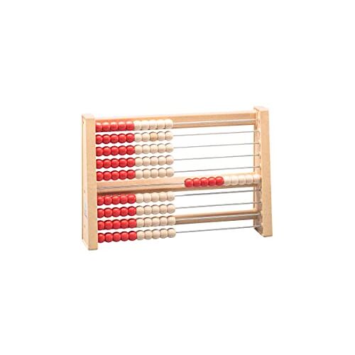 WISSNER ® actief leren 100 er Berekening frame rood/wit RE-Wood®