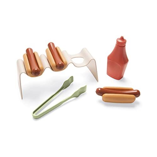 Dantoy Hot Dog speelset 9 delen Voedsel rollenspel set voor kinderen Rollenspel Voedsel voorschrijven Bevordert de fijne motoriek Gemaakt in Denemarken