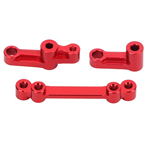 Seacanl RC-stuurconstructie, slijtvaste RC-stuurconstructie voor 1/16 RC-auto rood