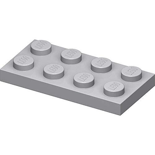 Lego Classic 100 stuks 2x4 platen (3020) met steenscheider (lichtgrijs)