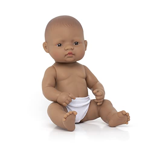 Miniland 31037 baby Zuid-Amerikaans jongenszakje zonder ondergoed, 32 cm