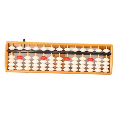 TAKOHL Leren Telraam 13 Rijen 5 Kralen Plastic Abacus Chinese Japanse Abacus Rekenmachine Educatieve Gereedschappen Abacus Tellen Tool Voor Beginners Telramen