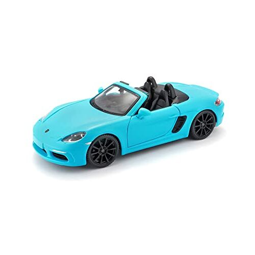 Bburago Burago-Porsche 718 in blauw, schaal 1:24 (18-21087B)