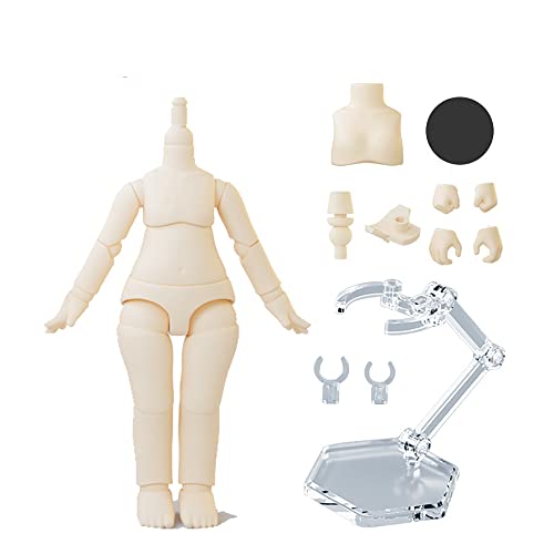 HotcoS 1/12 Schaal Bjd Pop Lichaam 9.6 Cm/11 Cm Ymy2 Lichaam Actiefiguren Vervanging Lichaam Pop Accessoires/Super Wit/9,6 Cm