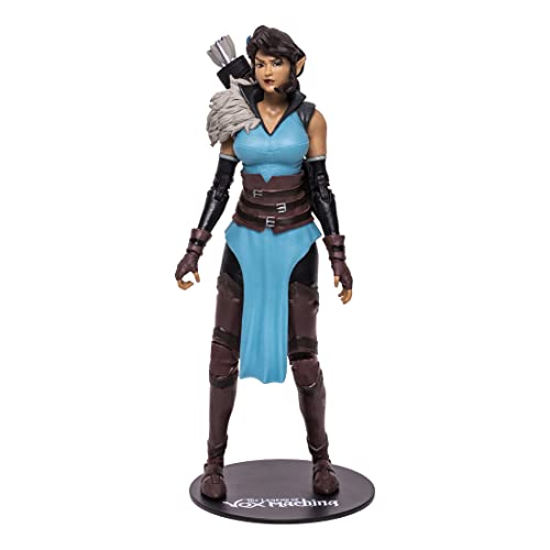 McFarlane Speelgoed, 7-inch kritieke rol Vox Machina Vex'ahlia actiefiguur met 22 bewegende delen, verzamelbare kritieke rolfiguur met verzamelaars Stand Base leeftijden 14+