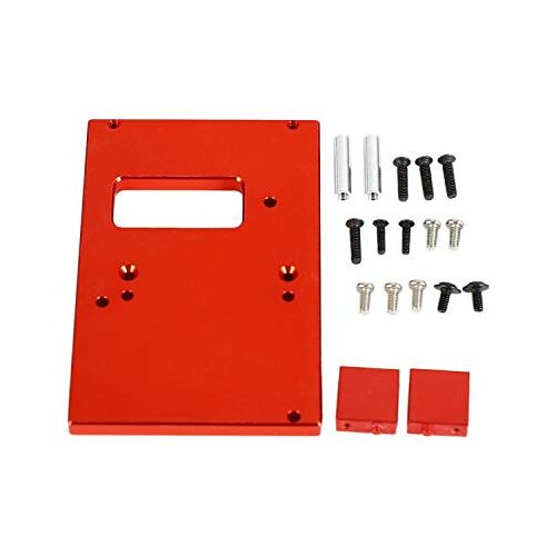 vdha Delen voor 17G 1/16 RC model auto metaal servo houder bevestigingsplaat MN-D90 / MN-99 / MN-91 / -45 rood