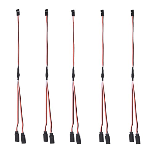 Hduacuge 5 stuks/partij RC Servo Y Loodkabel Verlengkabel voor JR Futaba RC Servo RC Vliegtuig Helikopter Auto DIY, 30 cm