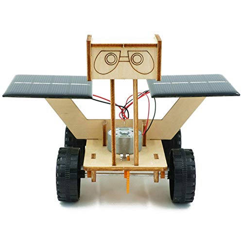 03 Zonne-speelgoed monteerbare zonne-energie autoset kinderen zonne-energie auto, doe-het-zelf zonne-energie auto, educatief speelgoed leren cadeaus voor kinderen voor studenten(Solar Moon Rover)